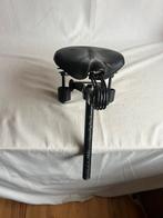 Lepper, Holland, leren herenzadel met vering en pen izgst, Gebruikt, Lepper primus, Oldtimer, Ophalen of Verzenden