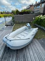 Honda 4pk 4-takt motor + Quicksilver rubberboot 3.10m (2010), Watersport en Boten, Ophalen, Gebruikt, Benzine, Minder dan 70 pk
