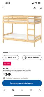 Stapelbed IKEA Mydal 90x200cm, Huis en Inrichting, Slaapkamer | Stapelbedden en Hoogslapers, Gebruikt, Ophalen
