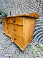 Landelijk klassiek antieke grenen dressoir / ladenkast, Ophalen