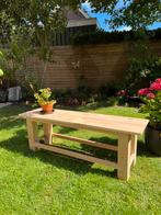 NIEUW OP MAAT GEMAAKT - 2-3 personen - Tuinbanken, Minder dan 75 cm, 150 tot 200 cm, Ophalen of Verzenden, Rechte bank