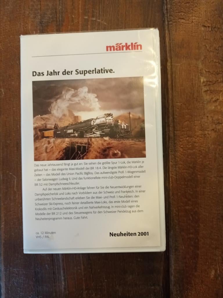 Märklin - Das Jahr der Superlative - VHS, Ophalen of Verzenden, Wisselstroom, Boek, Tijdschrift of Catalogus, Märklin