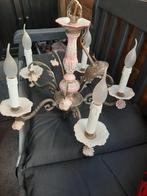 Antieke  porselein hanglamp, Antiek en Kunst, Antiek | Lampen, Ophalen of Verzenden