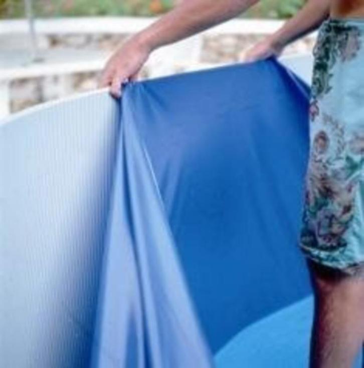 Gre Liner 0,40 blauw rond overlap 550 1,32 diep, Tuin en Terras, Zwembad-toebehoren, Nieuw, Overige typen, Ophalen of Verzenden