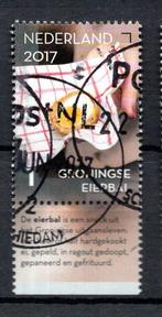 gestempelde zegel. Jaar 2017:  eierbal met tab, Ophalen of Verzenden, Na 1940, Gestempeld