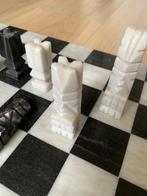 Schaakspel marmer 36x36cm, Hobby en Vrije tijd, Gezelschapsspellen | Bordspellen, Ophalen of Verzenden, Zo goed als nieuw