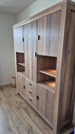 kast met verlichting en zonder schade frans eiken, Huis en Inrichting, Kasten | Kledingkasten, Ophalen, Eikenhout, Zo goed als nieuw