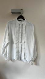 Prachtig witte (feest)blouse M/L, Ophalen of Verzenden, Zo goed als nieuw, Wit