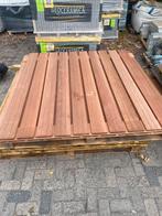 Gloednieuw 23 planks hardhout tuinscherm. 1 stuk., Tuin en Terras, Ophalen of Verzenden, Nieuw, Hout, 1 tot 2 meter