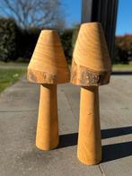 Decoratie paddenstoelen van hout, Ophalen of Verzenden, Zo goed als nieuw