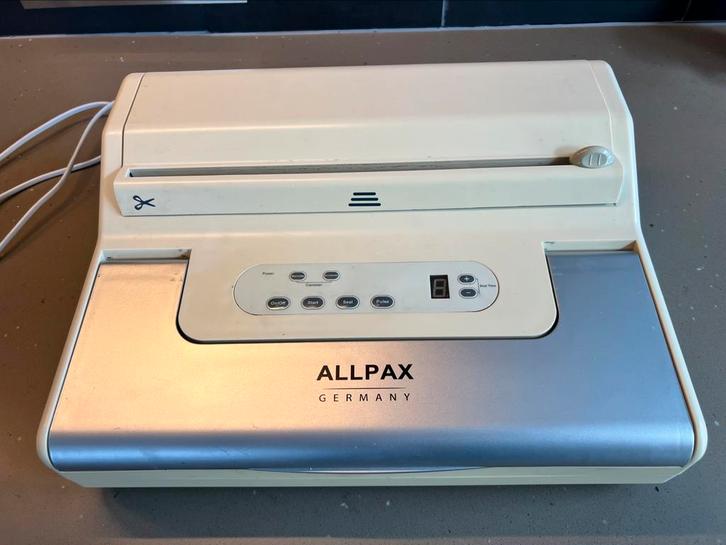 Allpax P250 vacumeermachine (Apeldoorn), Huis en Inrichting, Keuken | Keukenbenodigdheden, Gebruikt, Ophalen of Verzenden