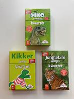 Kwartet spel kikker, dino en jungle, Ophalen of Verzenden, Zo goed als nieuw, Kwartet(ten)