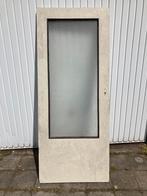 Binnendeur met transparant decoratie-glas, Ophalen, Gebruikt, 80 tot 100 cm, Binnendeur