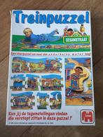 Sesamstraat vloerpuzzel trein 1.5 m lang, Ophalen of Verzenden, Gebruikt, Puzzelen