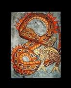 Kleurrijk Schilderij Japanse vintage tatoeage Irezumi, Ophalen