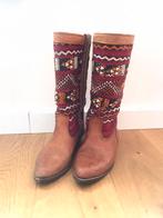 Kilim laarzen echt leer maat 40, Kleding | Dames, Schoenen, Ophalen of Verzenden, Gedragen, Rood, Hoge laarzen