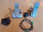 Philips dect telefoon, Telecommunicatie, Vaste telefoons | Handsets en Draadloos, Ophalen of Verzenden, Gebruikt, 2 handsets