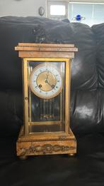 Franse glas pendule ca 1890, Ophalen