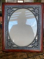 Zware Houten (tinnen?) fotolijst met rozenmotief, Huis en Inrichting, Woonaccessoires | Lijsten, Ophalen, Minder dan 50 cm, Zo goed als nieuw