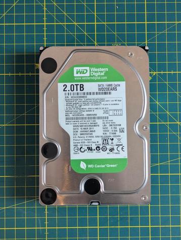 2TB hard drive beschikbaar voor biedingen