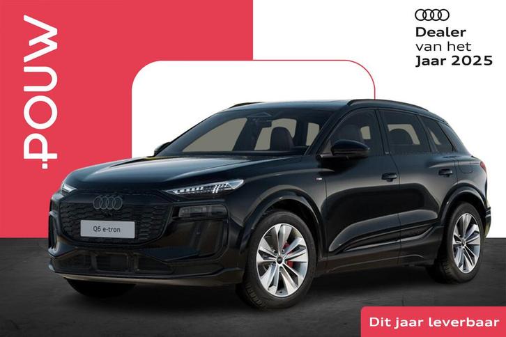 Audi Q6 e-tron 252pk S Edition 83 kWh | Trekhaak Wegklapbaar, Auto's, Audi, Bedrijf, Te koop, Q6 e-tron, 360° camera, ABS, Adaptive Cruise Control