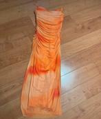 Zara Jurk - Maat S - Oranje, Oranje, Ophalen of Verzenden, Maat 36 (S), Gedragen