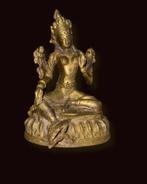 Himalaya-bronzen White Tara, Ophalen of Verzenden, Gebruikt