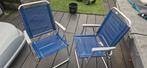 2 klapstoelen campingstoelen, Ophalen of Verzenden, Zo goed als nieuw, Campingstoel