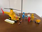 Vintage Playmobil reddingshelikopter (1977), Ophalen of Verzenden, Gebruikt, Complete set