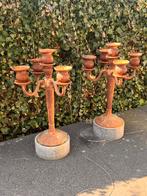 antieke kandelaars ongeveer 75 cm hoog, Ophalen