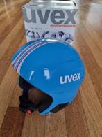 Blauwe Uvex Race+ helm, mt 53-54 cm, Sport en Fitness, Skiën en Langlaufen, Zo goed als nieuw, Carve, Kleding, Skiën