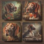 Bracco Italiano Barok onderzetters met houder, Ophalen of Verzenden, Nieuw, Glas of Kopje