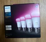 4x Philips Hue E27 White & Color Ambiance – nieuw in doos, Huis en Inrichting, Lampen | Losse lampen, Ophalen, Led-lamp, Minder dan 30 watt