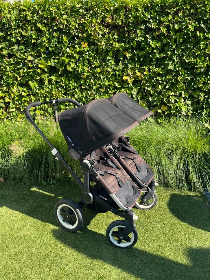 Bugaboo Donkey Duo set, Kinderen en Baby's, Buggy's, Gebruikt, Duomodel, Regenhoes, Verstelbare rugleuning, Voetenzak, Zonnekap
