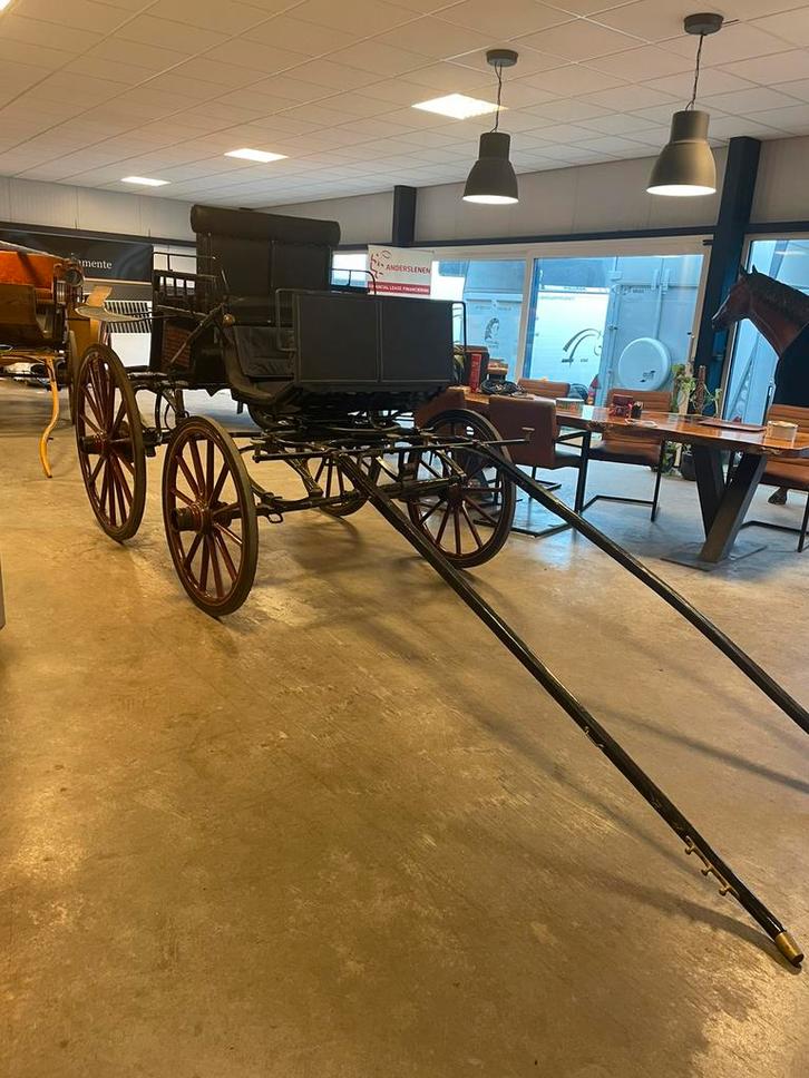 Poolse koets, Dieren en Toebehoren, Rijtuigen en Koetsen, Zo goed als nieuw, Wagonette, Paard, Gesloten