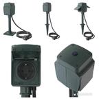 NIEUW! Dual socket SMART / SLIMME WIFI Outdoor (+app), Ophalen of Verzenden, Nieuw, Stopcontact