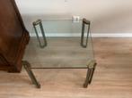 Peter Ghyczy bijzettafel salontafel messing, 45 tot 60 cm, Minder dan 55 cm, Rond, Ophalen of Verzenden