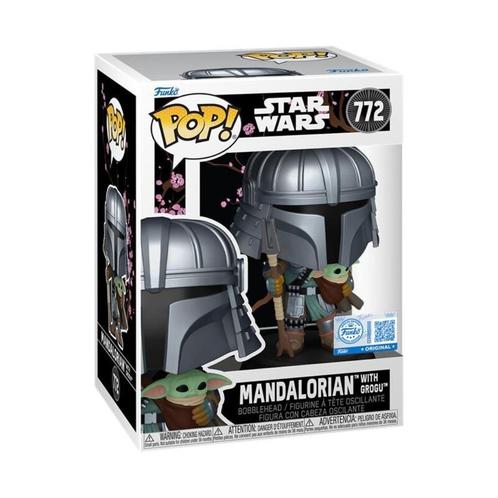 Funko POP StarWars– Mandalorian with Grogu Impressions (772), Verzamelen, Poppetjes en Figuurtjes, Nieuw, Ophalen of Verzenden