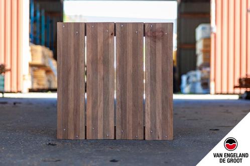 Hardhout vlonderplanken, Tuin en Terras, Terrasdelen en Vlonders, Nieuw, Hout, Ophalen