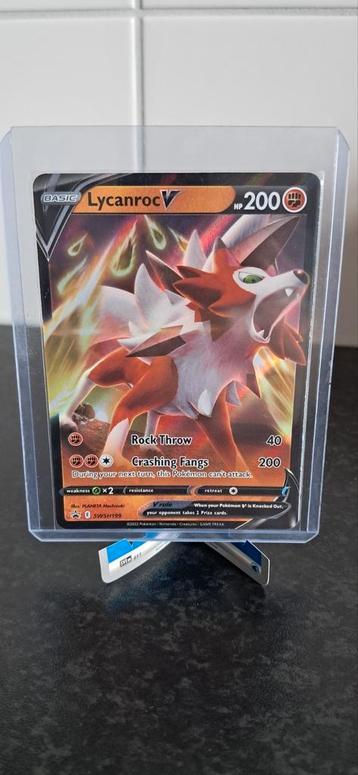 Lycanroc V (Black Star) Promo #SWSH199 beschikbaar voor biedingen