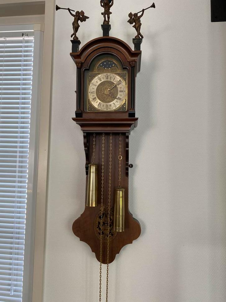Friese staartklok met maanstand, Antiek en Kunst, Antiek | Klokken, Ophalen of Verzenden
