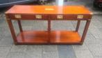 Prachtige Harrods London Kennedy Military Campaign tafel, Huis en Inrichting, Tafels | Sidetables, Ophalen, 100 tot 150 cm, Zo goed als nieuw