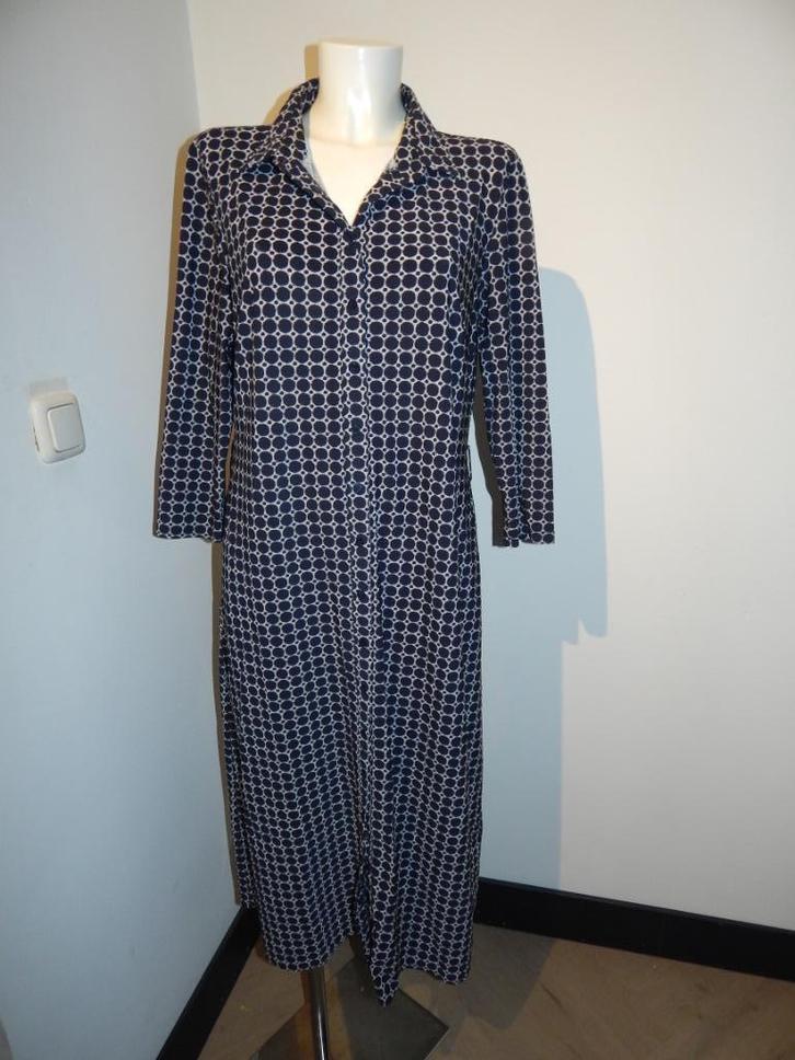 Studio Anneloes travel stof jurk door knoop model lang XXL, Kleding | Dames, Jurken, Zo goed als nieuw, Maat 46/48 (XL) of groter