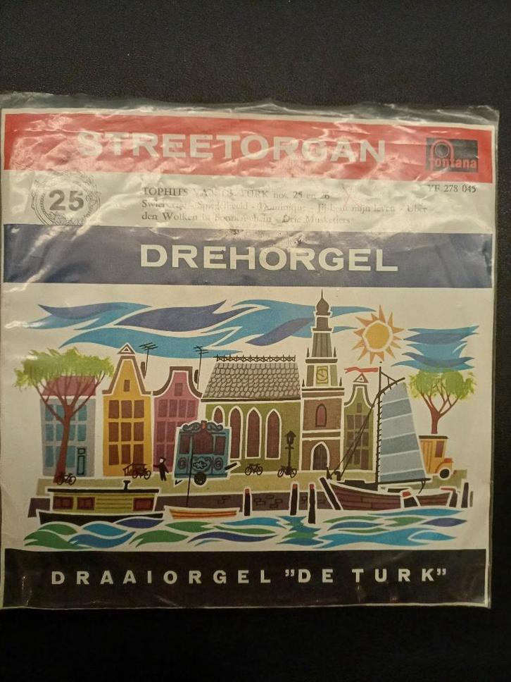 VINYL - single Draaiorgel "De Turk", Cd's en Dvd's, Vinyl Singles, Zo goed als nieuw, Single, Nederlandstalig, 7 inch, Ophalen of Verzenden