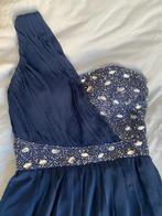 Elegante blauwe galajurk - Maat M, Maat 38/40 (M), Ophalen of Verzenden, Kleding, Overige thema's