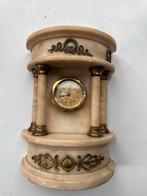 Antieke Neoclassicistische Alabaster Klok, Antiek en Kunst, Ophalen of Verzenden