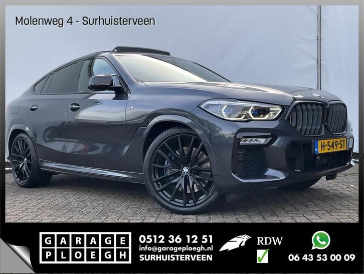 BMW X6 xDrive40i M-Sport Luchtvering 360cam Pano HK Elek.Tre, Auto's, BMW, Bedrijf, Te koop, X6, 360° camera, 4x4, ABS, Achteruitrijcamera