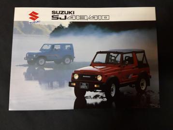 Suzuki SJ413 en SJ410 folder NL beschikbaar voor biedingen