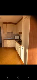 Nette Hoekkeuken - Crème/Bruin., Huis en Inrichting, Keuken | Complete keukens, Ophalen, Hoekkeuken, Zo goed als nieuw, Kunststof