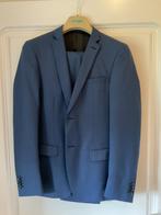 Blauw slimfit heren kostuum, merk WE fashion, maat 46, Ophalen of Verzenden, Zo goed als nieuw, Maat 46 (S) of kleiner, Blauw